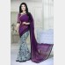 Vinay’s Soft Printed Georgette Sharee with all over rhine stone